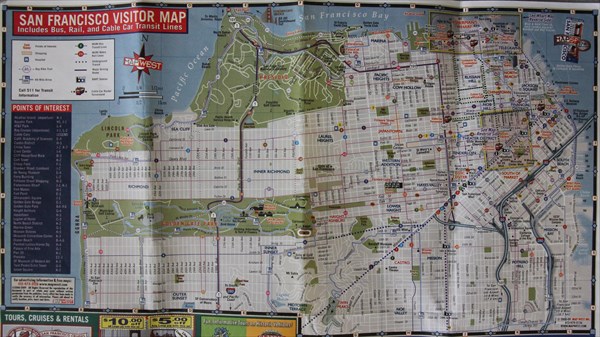 157-Карта Сан-Франциско